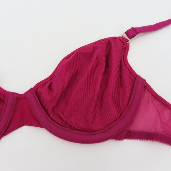 Vintage Vassarette 36B Virtue Red Style 75256 Underwire Bra No Padding NEW NWT - Picture 10 of 15